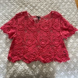 Express cropped blouse